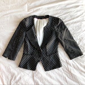 WHBM Polka Dot Blazer
